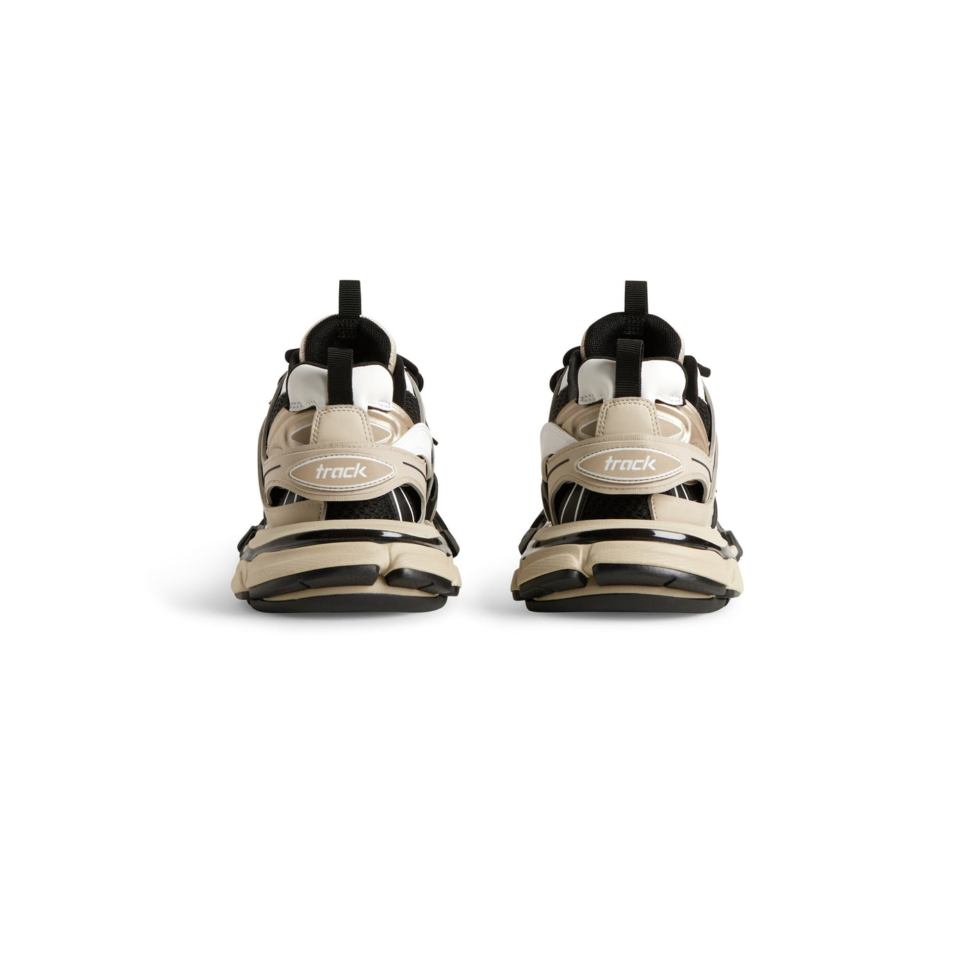 Balenciaga Track Cream Black
