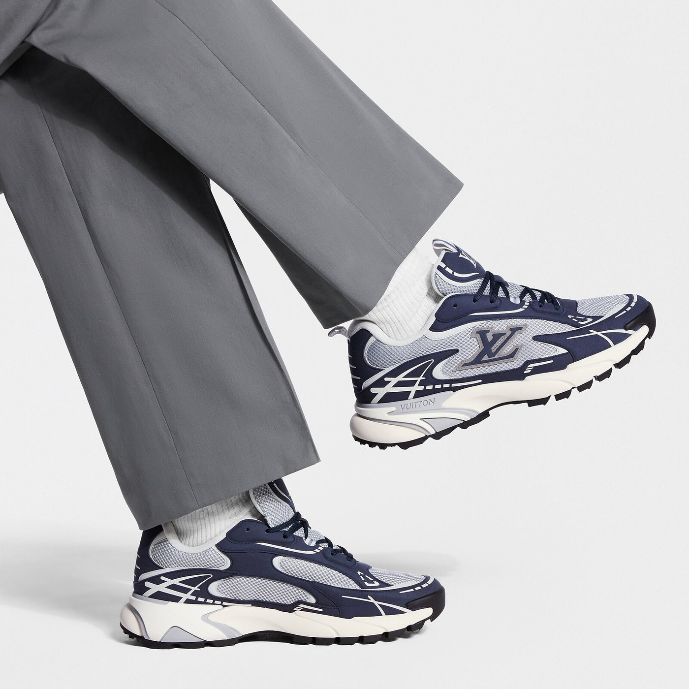 Sneaker LV Tatic Runner Bleu